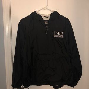 Gamma phi beta rain coat (hooded)